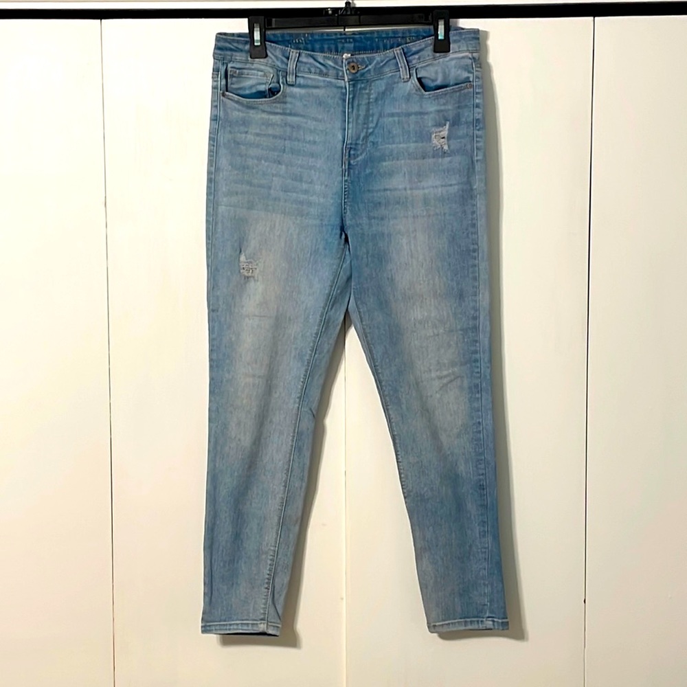 True Craft Size 13 Light Blue High-Rise Skinny Jeans
